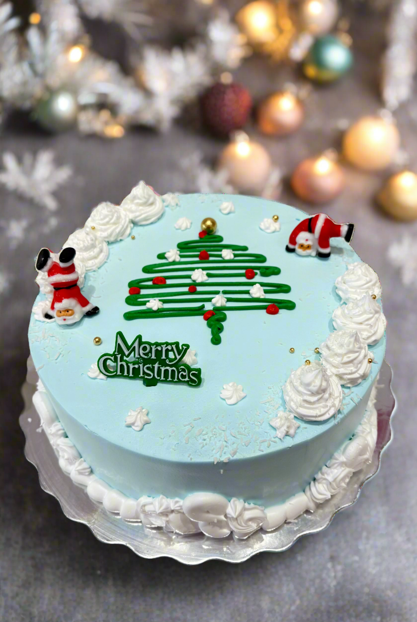 Jenny Blue Christmas Cake