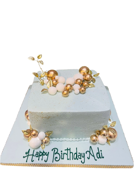 Adi Blue Birthday Cake