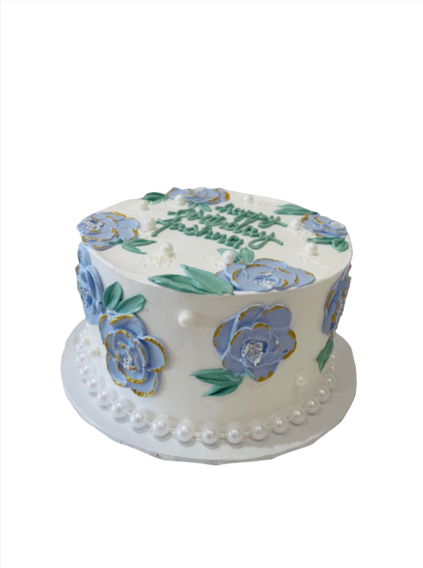 Purple Floral Cake