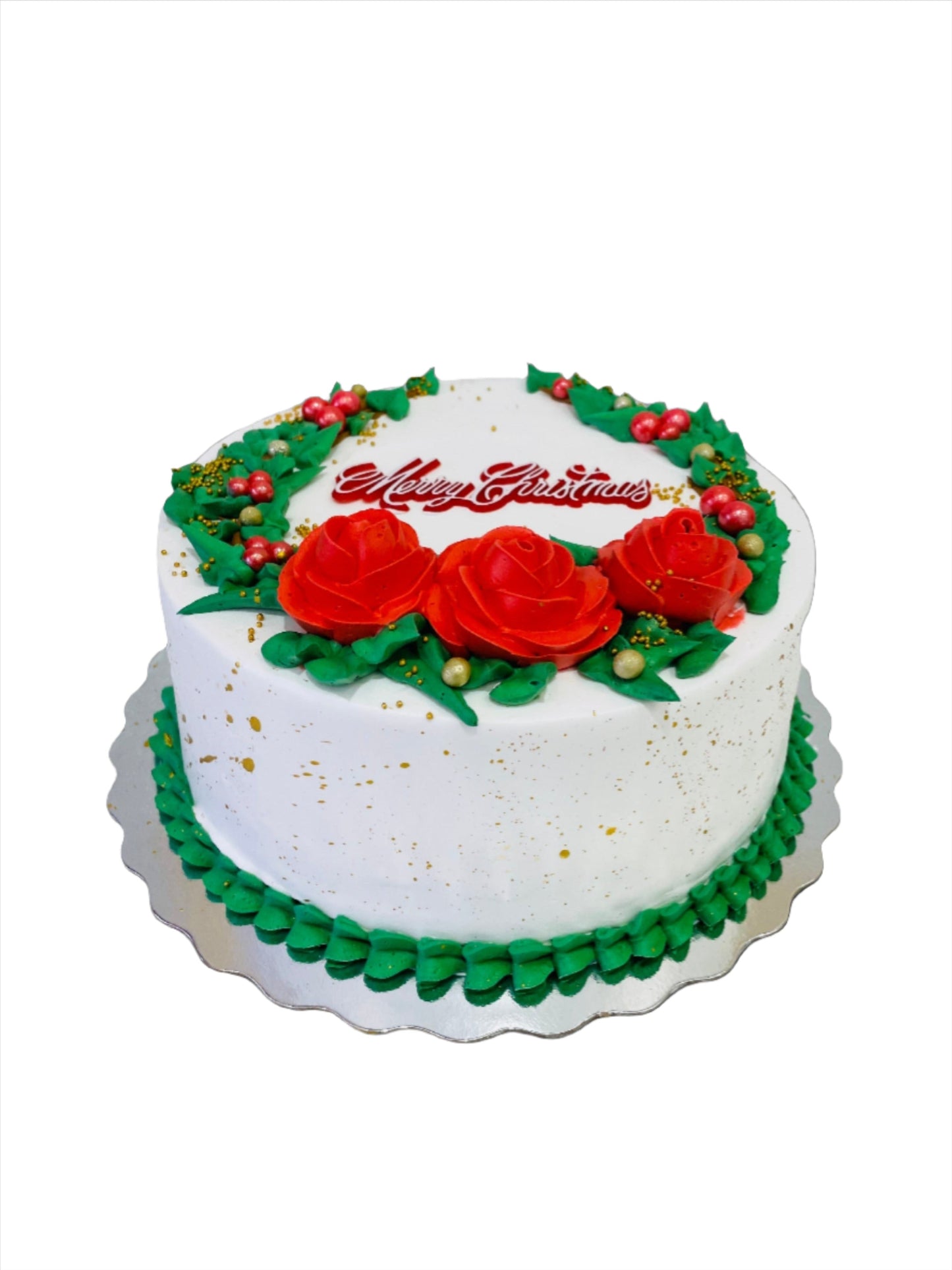 Christmas Flower Cake