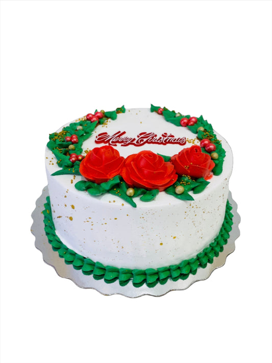 Christmas Flower Cake