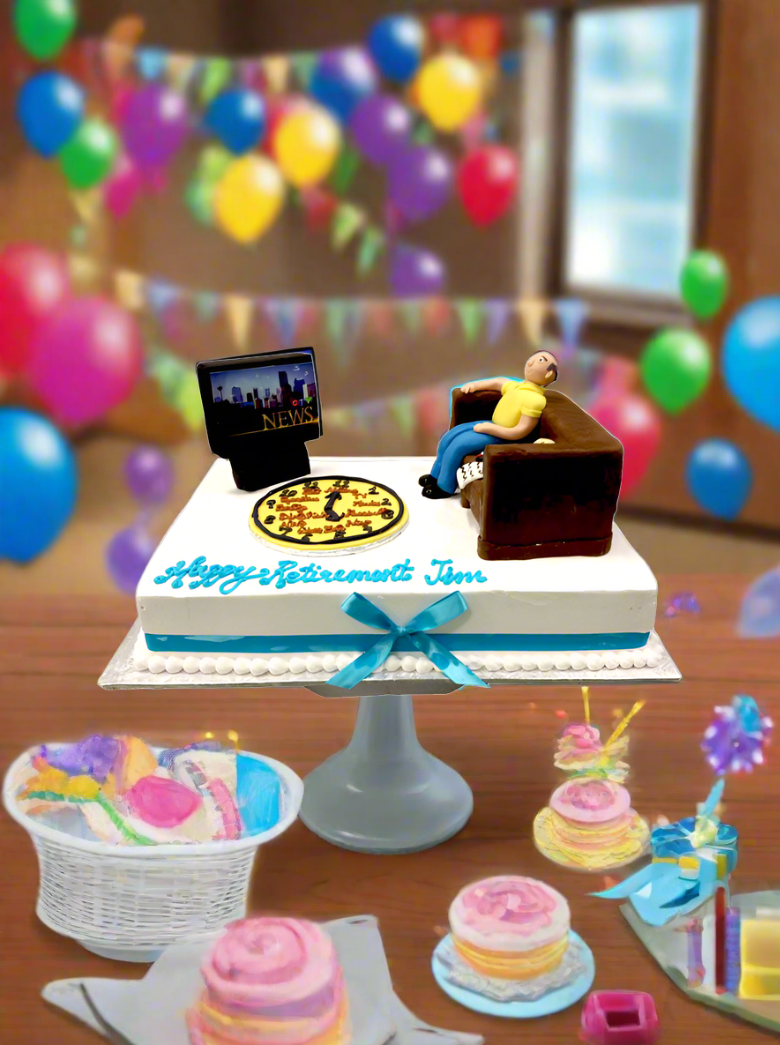 Jim Retirement Cake