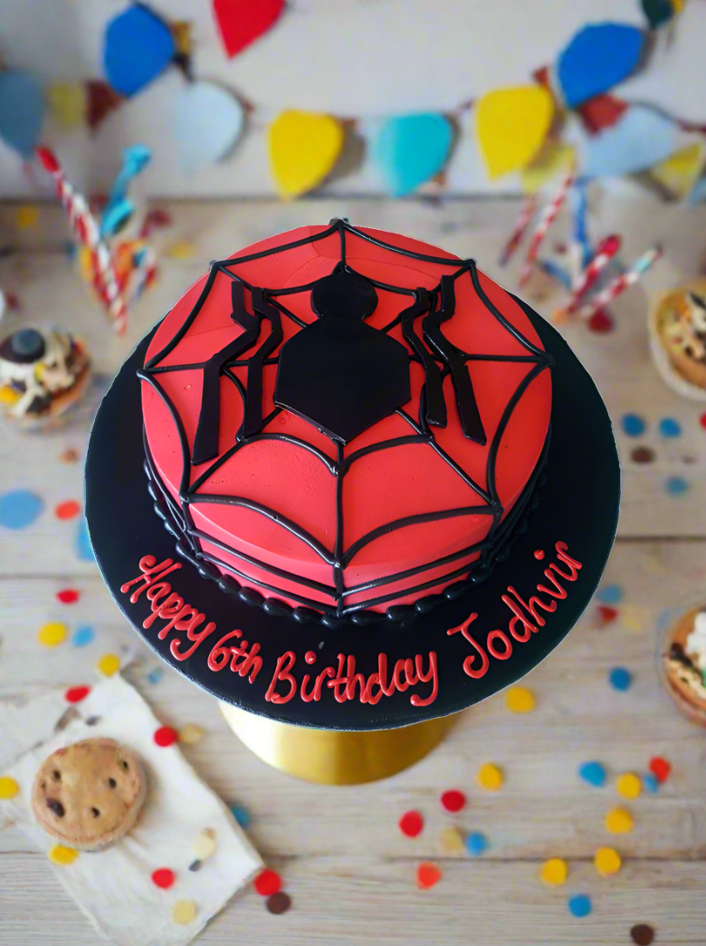 Jodhvir Spiderman Cake