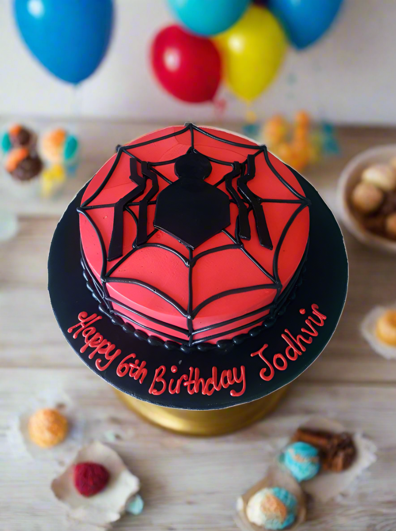 Jodhvir Spiderman Cake