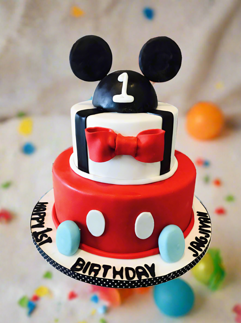 Jag Mickey Tiered Cake