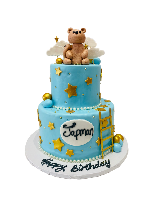 Japman Teddy Bear Fondant Cake
