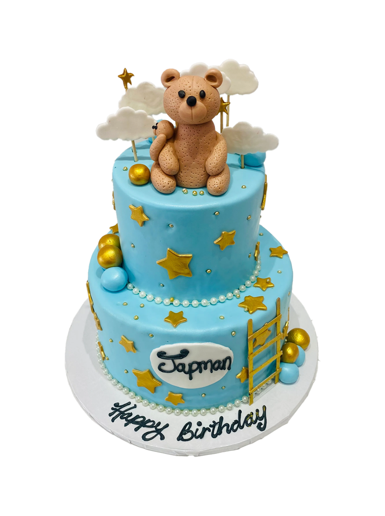 Japman Teddy Bear Fondant Cake