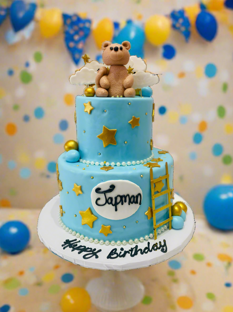 Japman Teddy Bear Fondant Cake