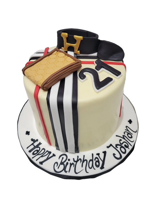 Jashan Burberry Fondant Cake