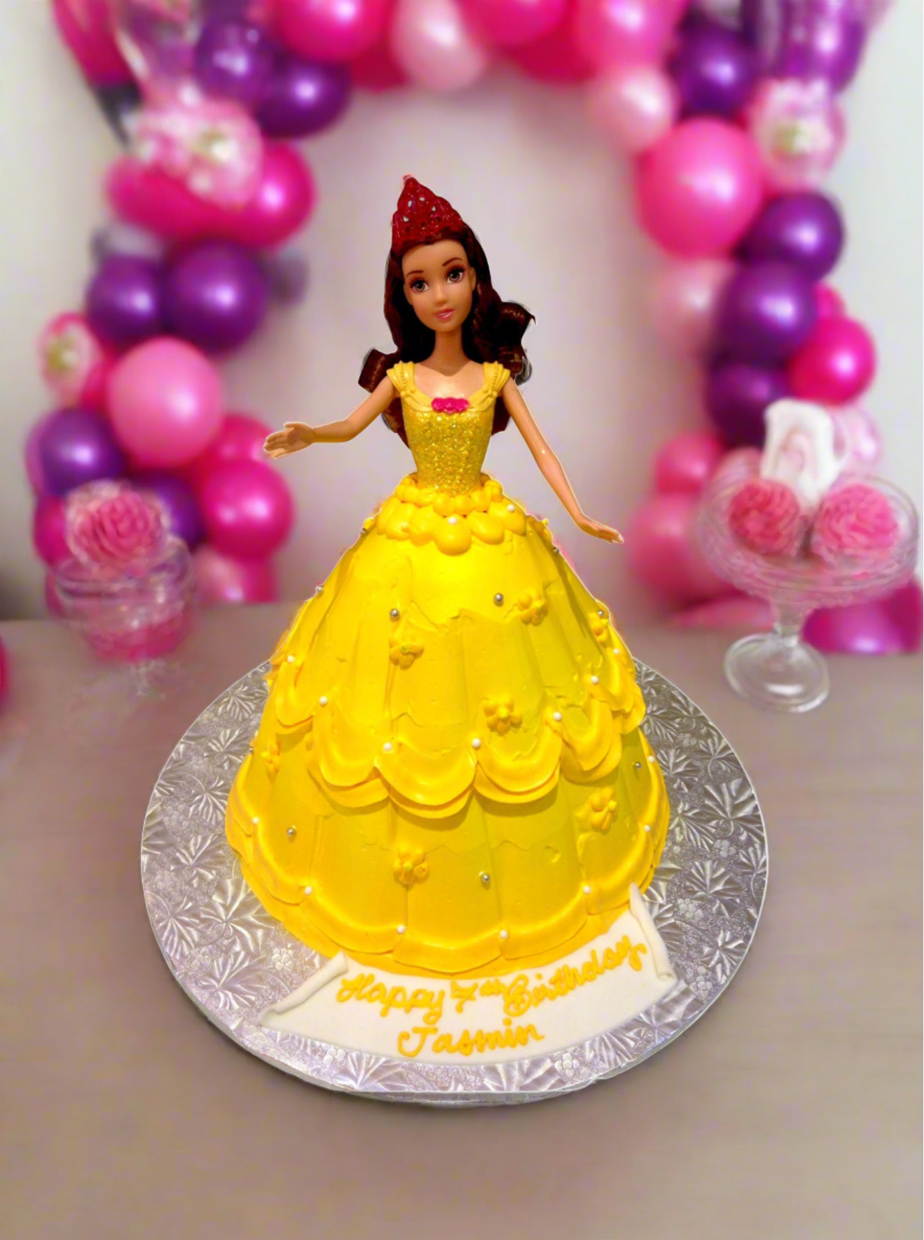 Jasmin Barbie Doll Cake