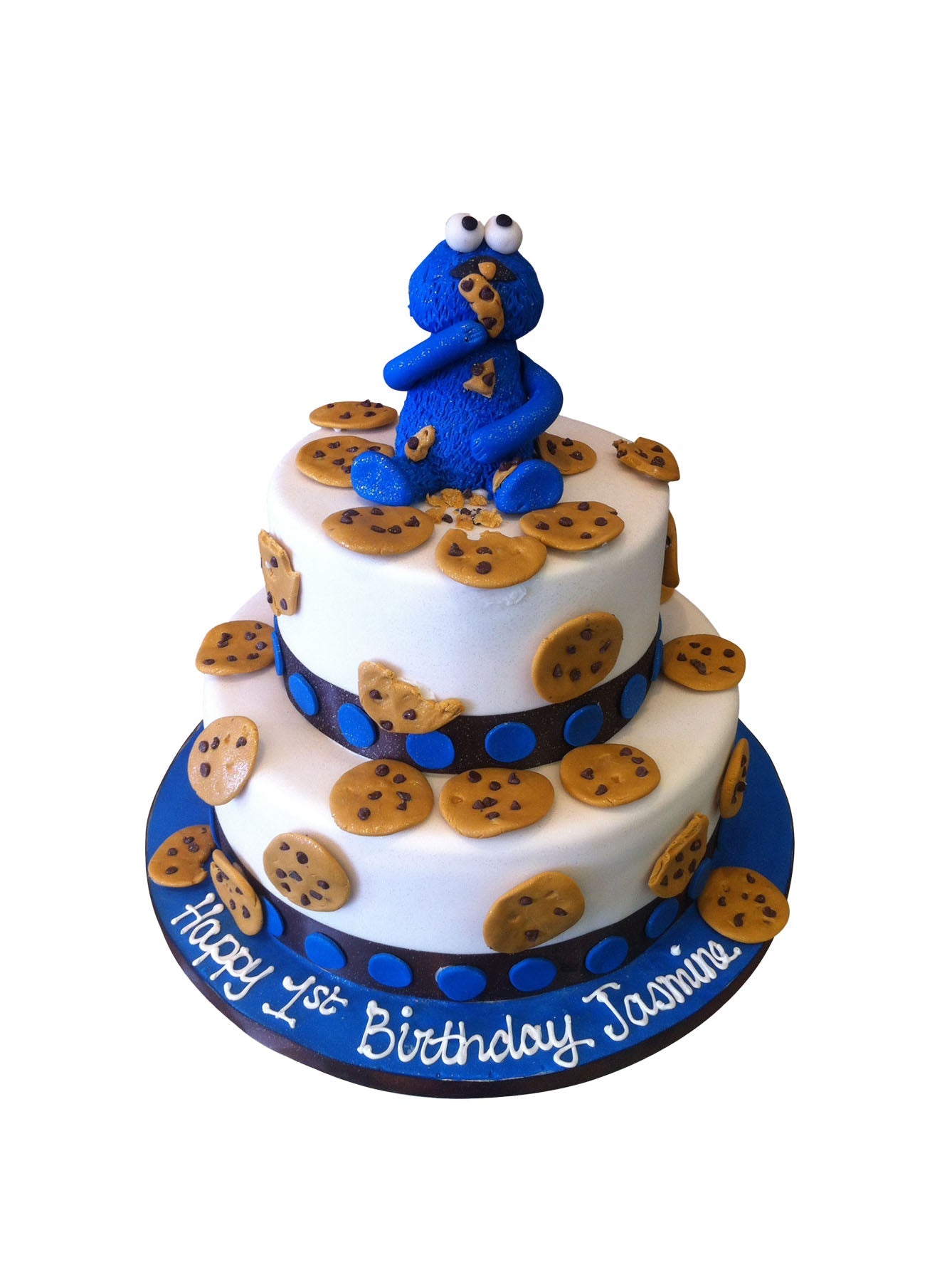 Jasmine Cookie Monster Cake