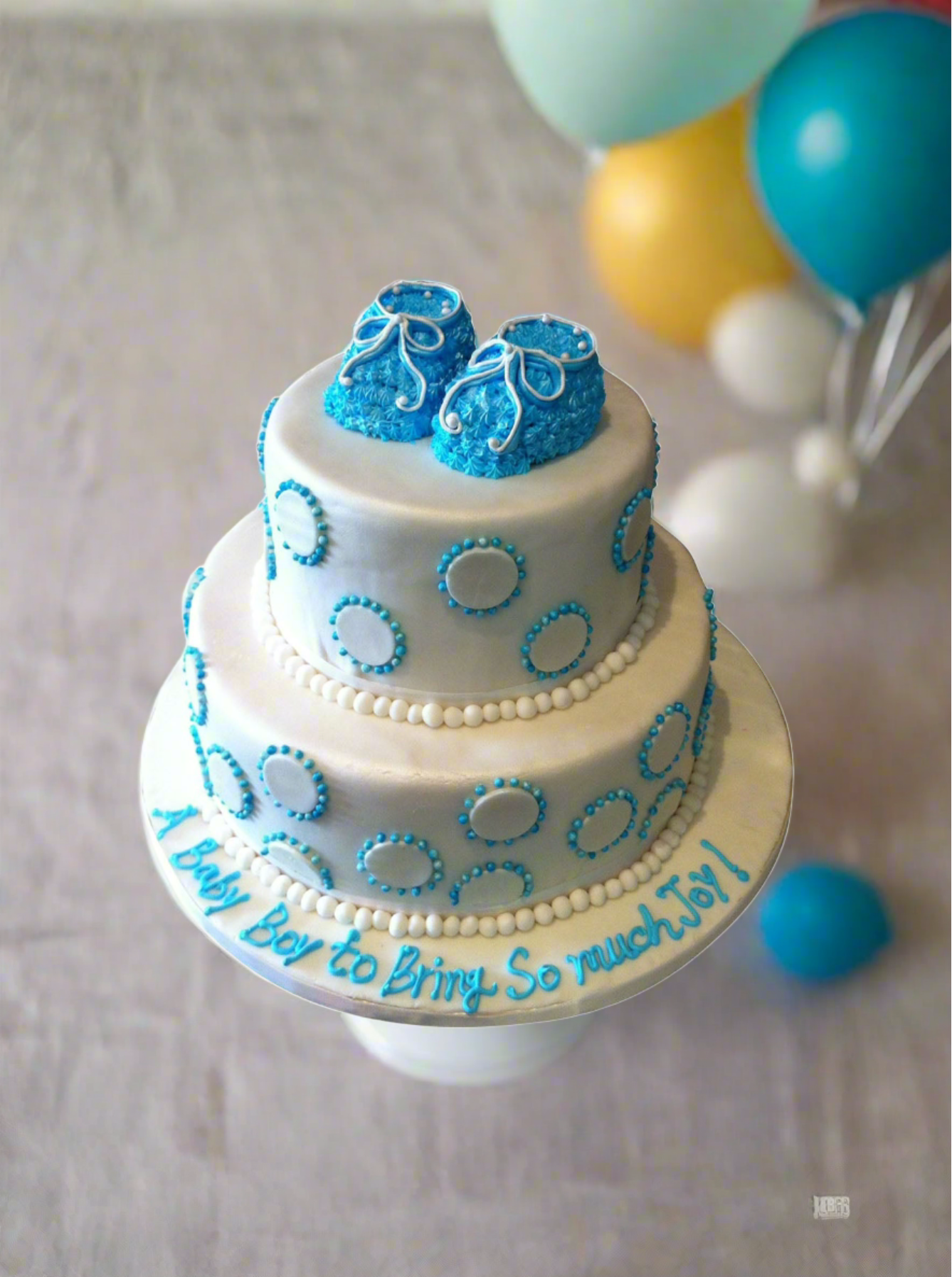 Joy Fondant Bootie Cake