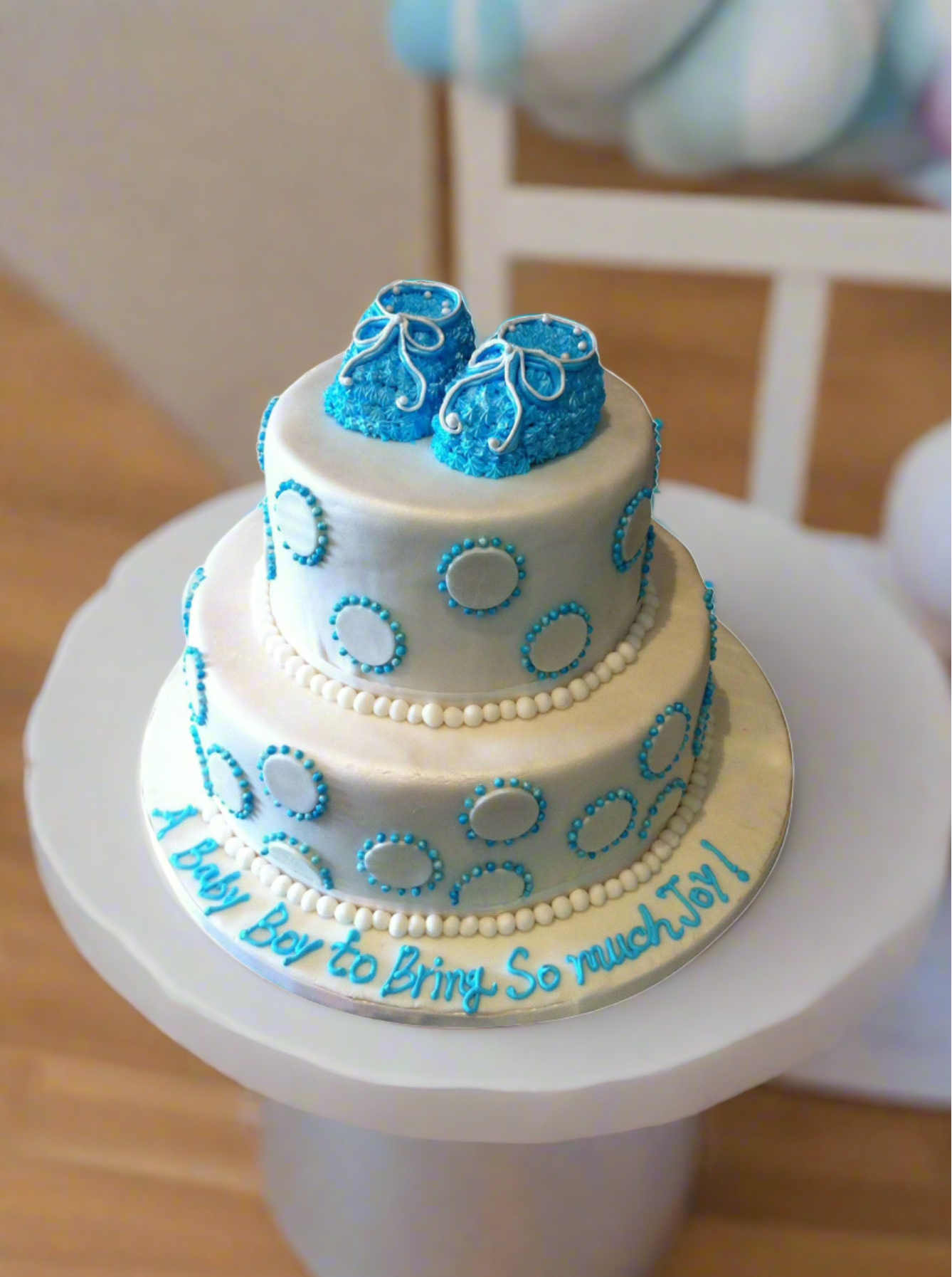 Joy Fondant Bootie Cake