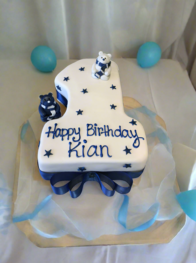 Kian 1St Birthday Molded Cake