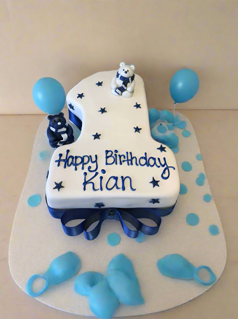 Kian 1St Birthday Molded Cake