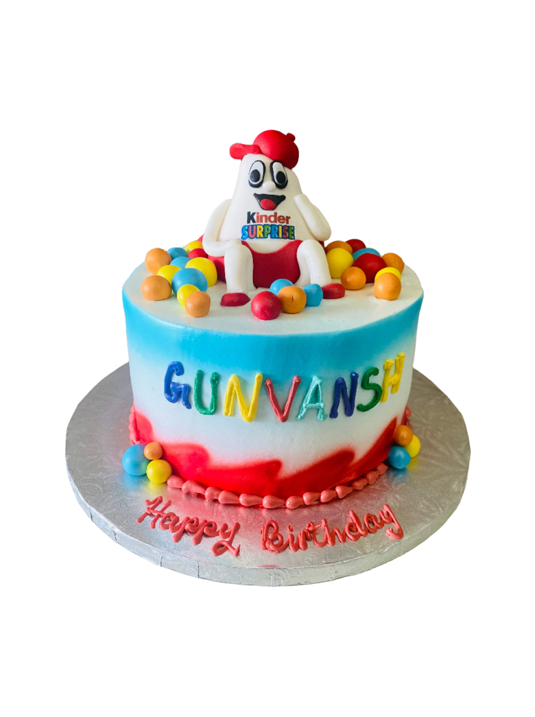 Kinder Surprise Birthday Cake