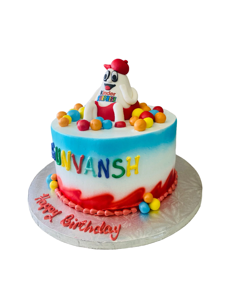 Kinder Surprise Birthday Cake