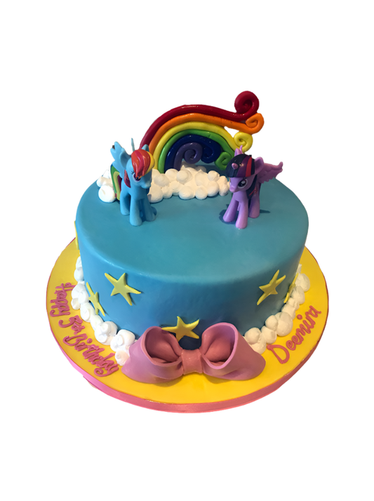 My Little Pony Fondant Cake