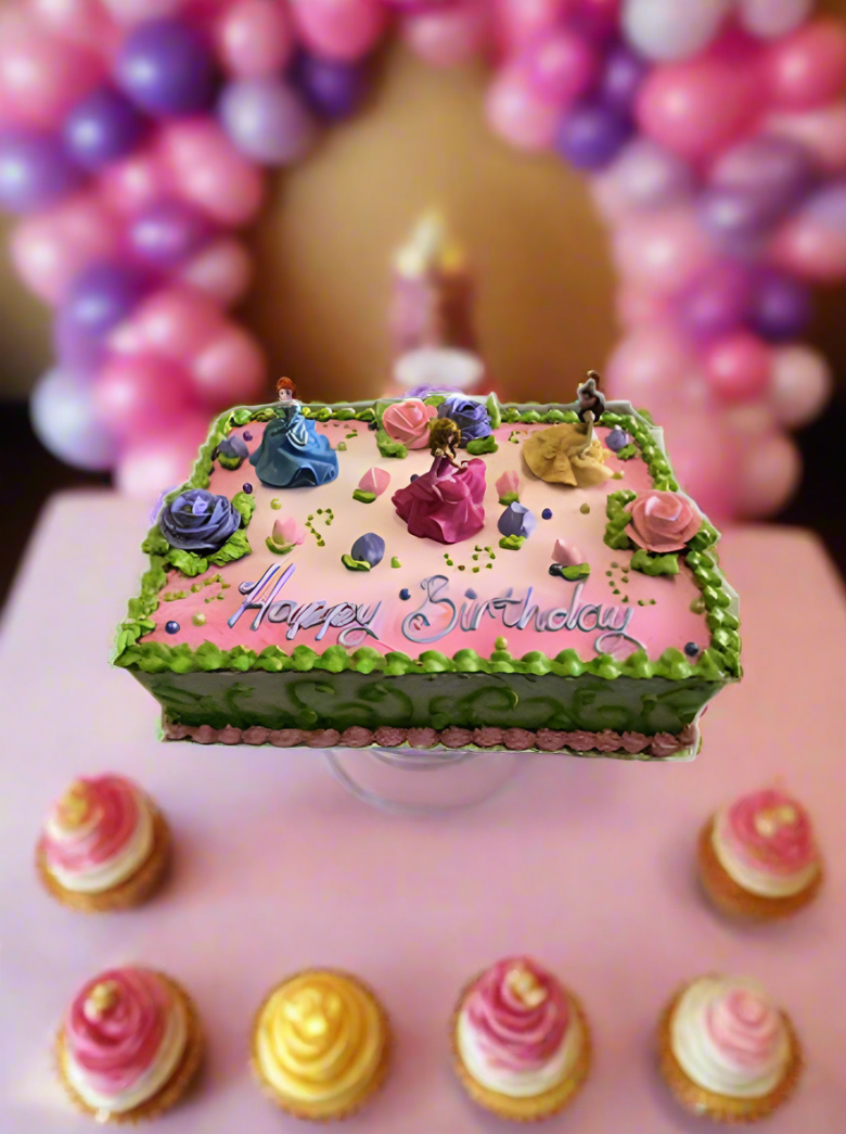 New Disney Princess Toy Cake