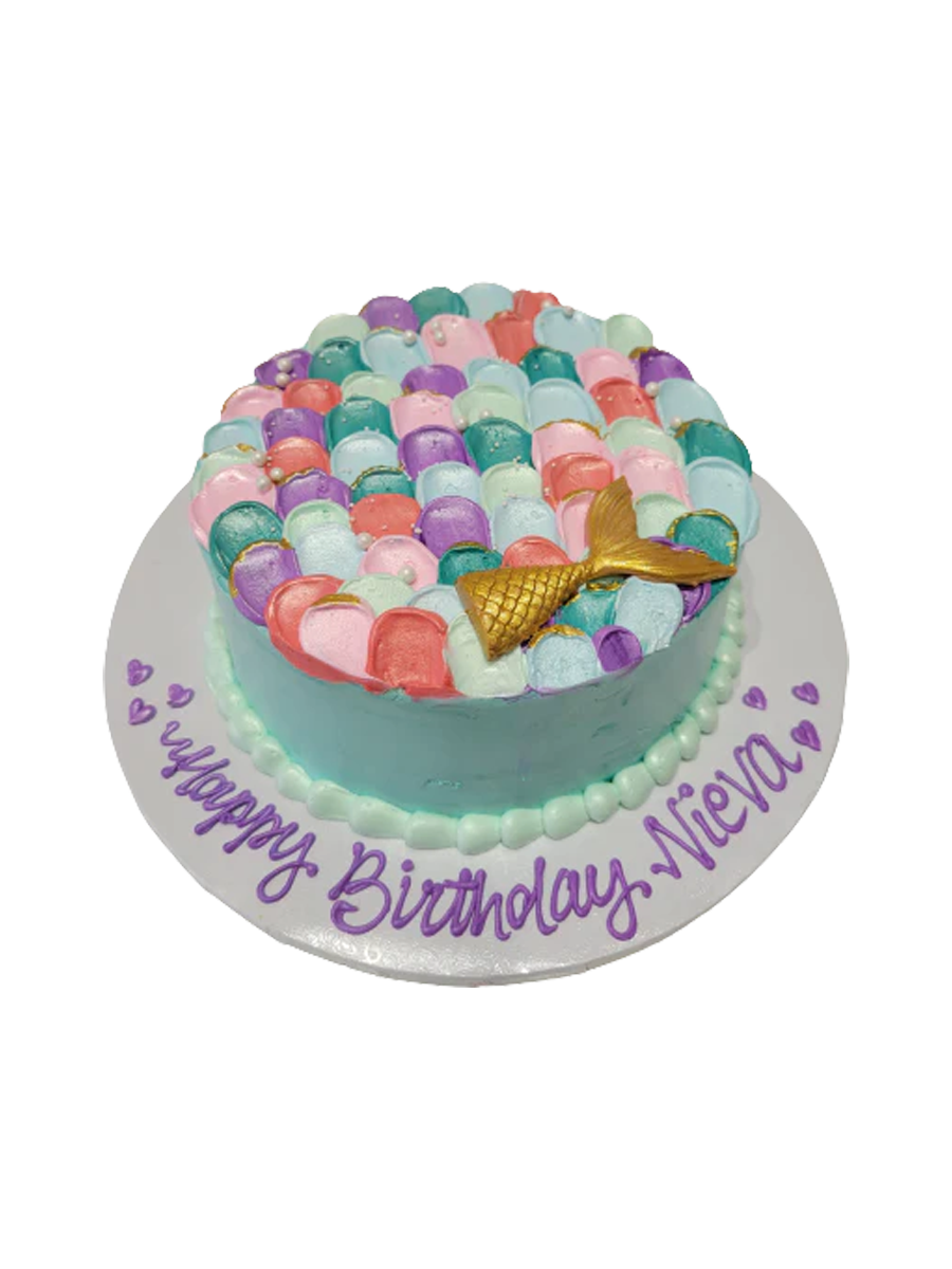 Nieva Mermaid Birthday Cake