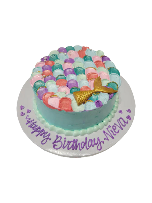 Nieva Mermaid Birthday Cake