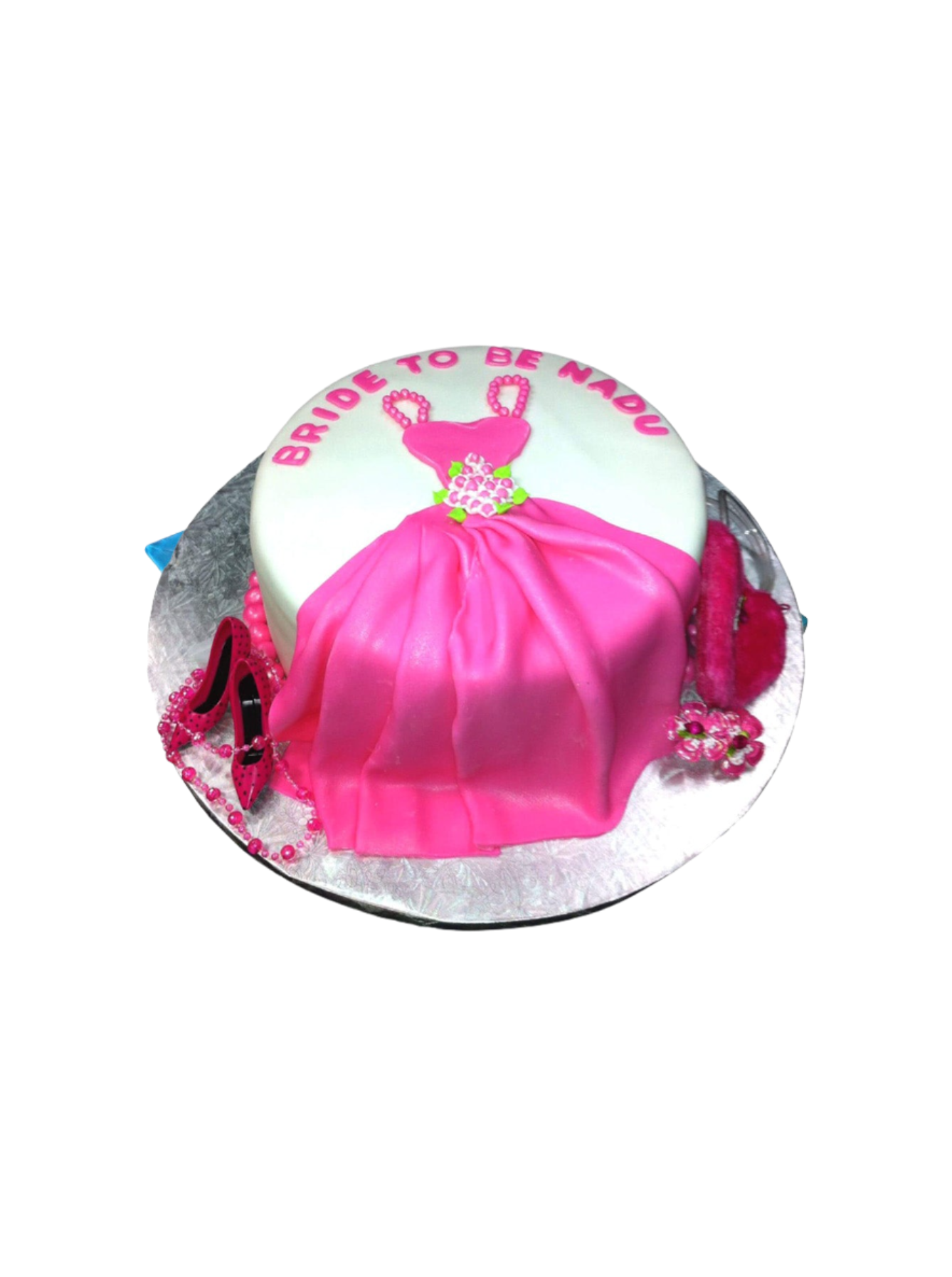 Nadu Bridal Shower Fondant Cake