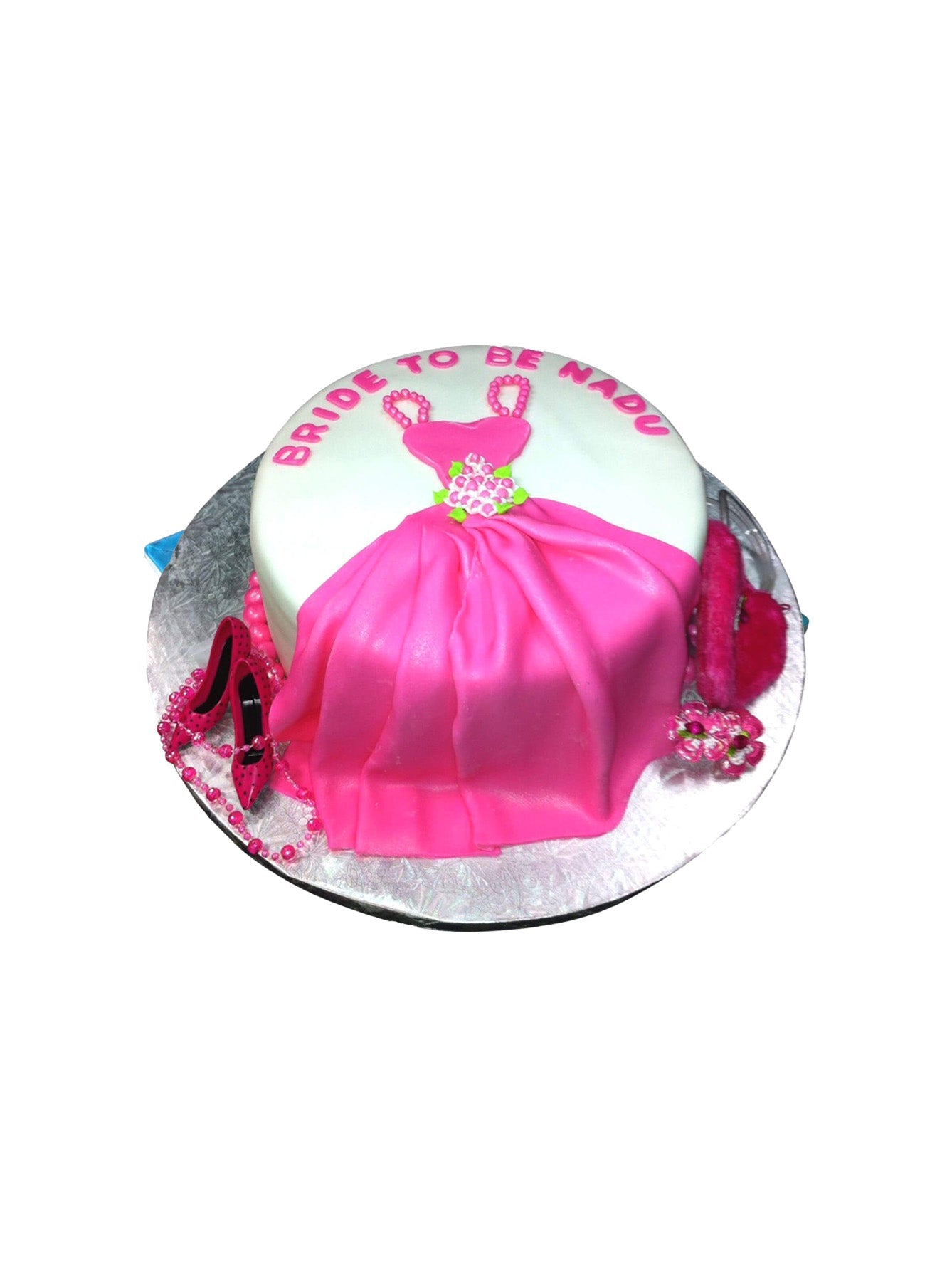 Nadu Bridal Shower Fondant Cake