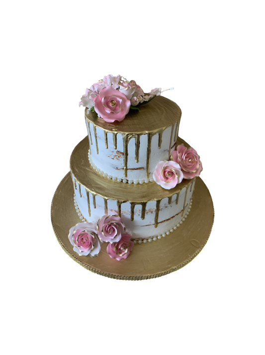 Naked Flower Cake