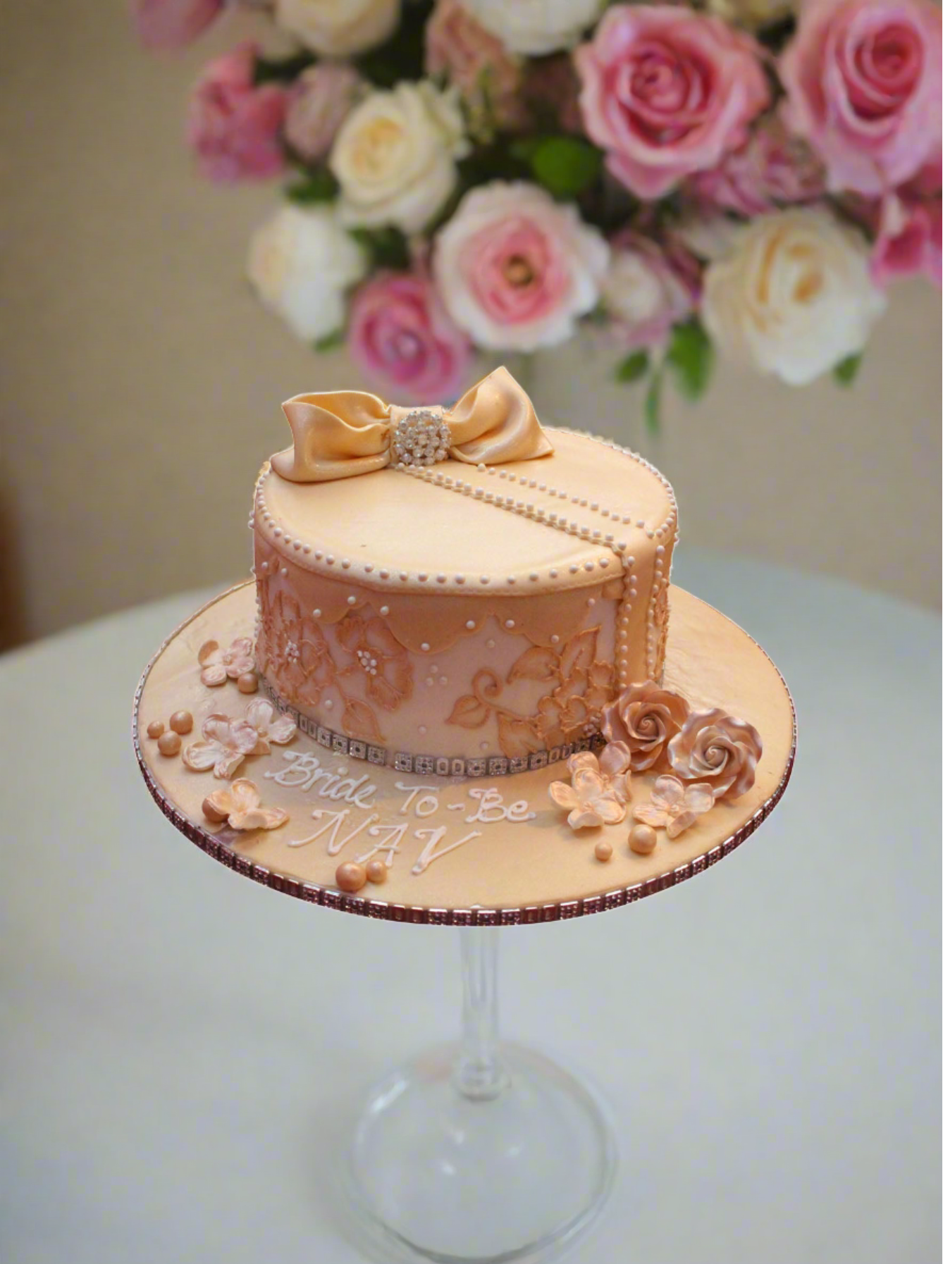 Nav Bridal Shower Cake