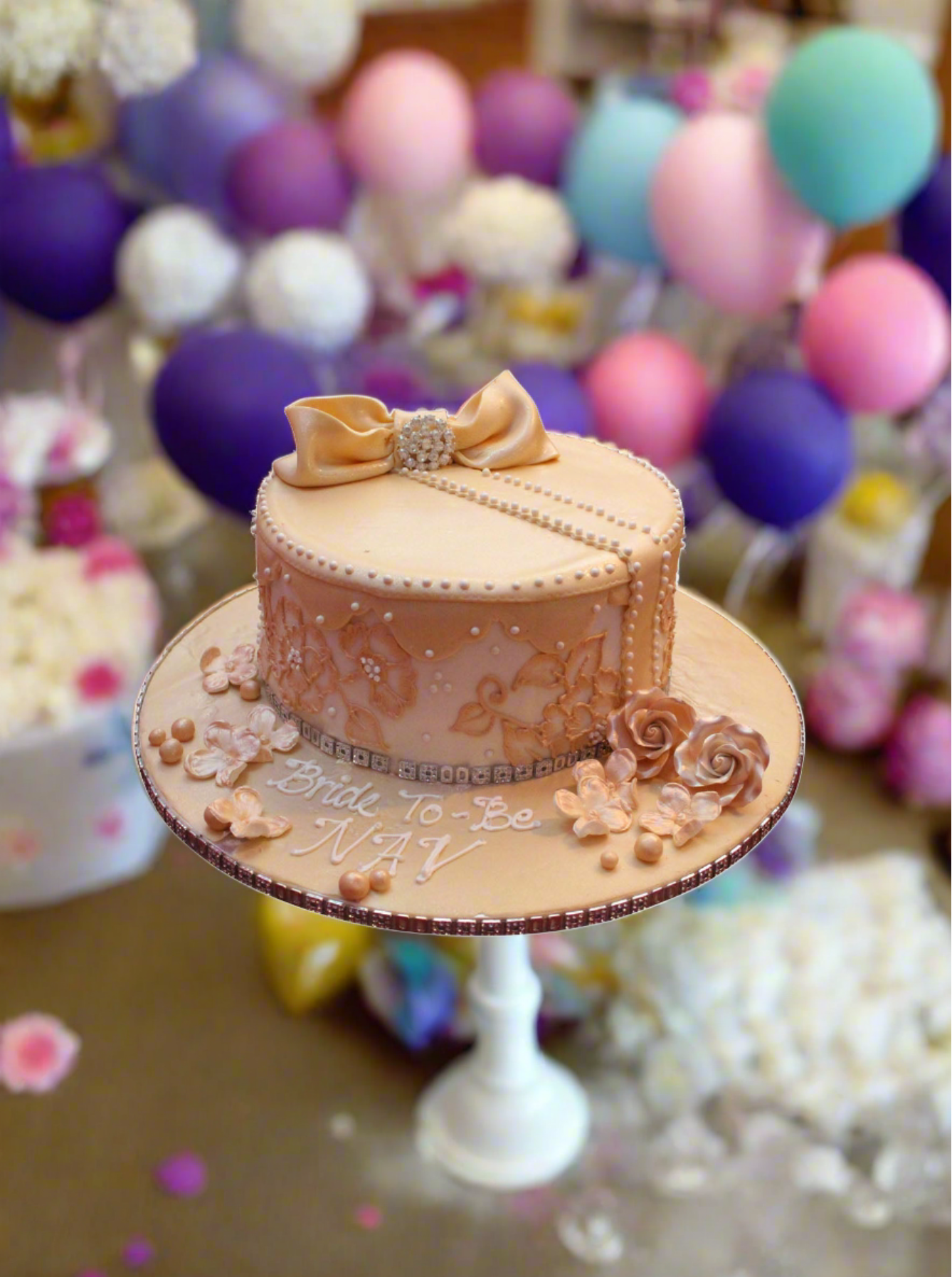 Nav Bridal Shower Cake