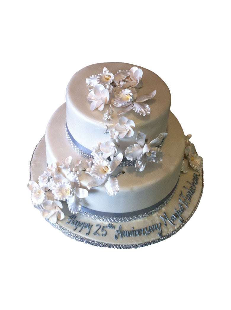 Orchid Fondant Cake