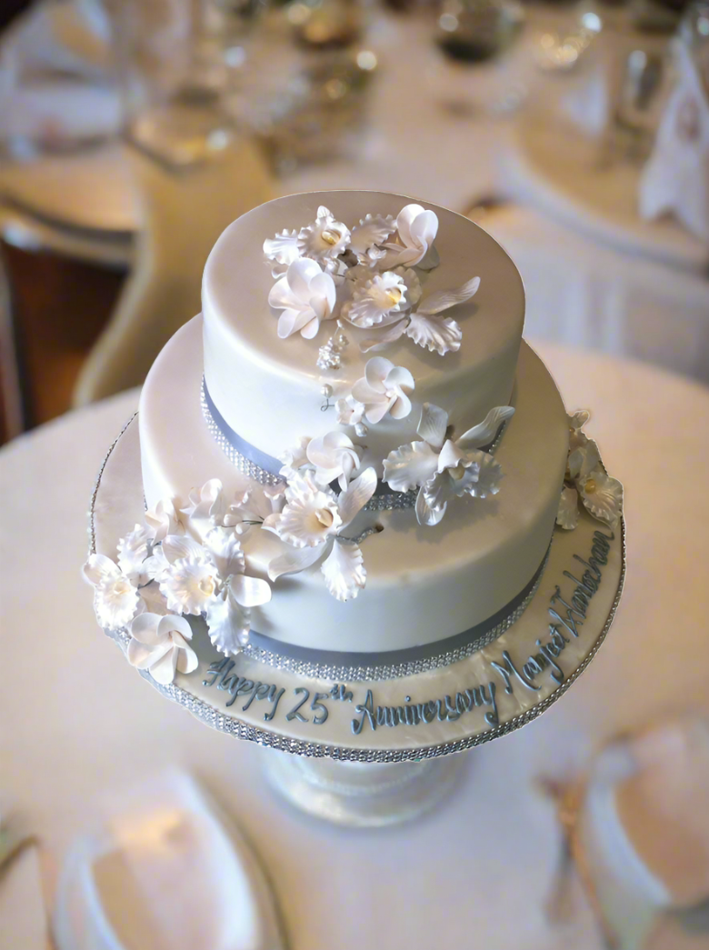 Orchid Fondant Cake