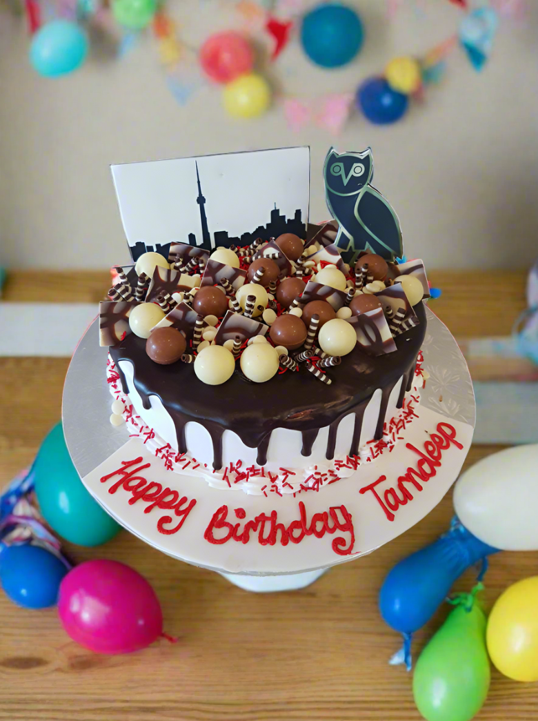 Ovo Chocolate Birthday Cake