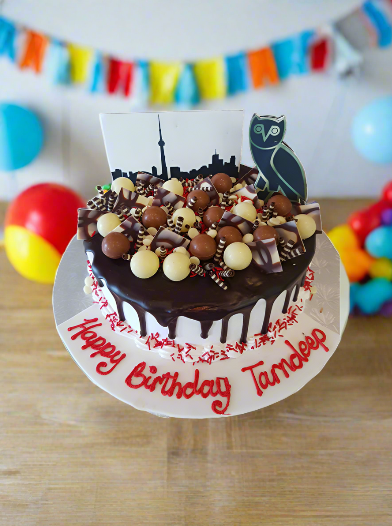 Ovo Chocolate Birthday Cake
