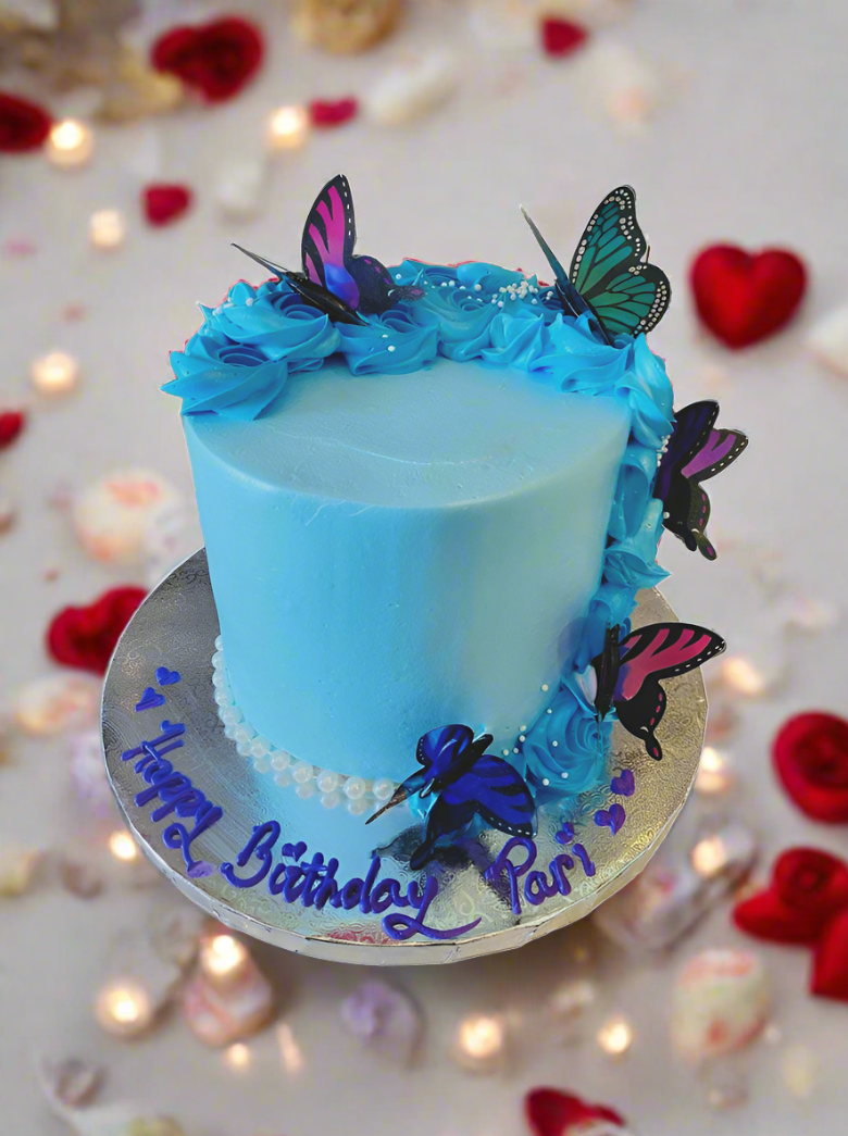 Pari Butterfly Birthday Cake