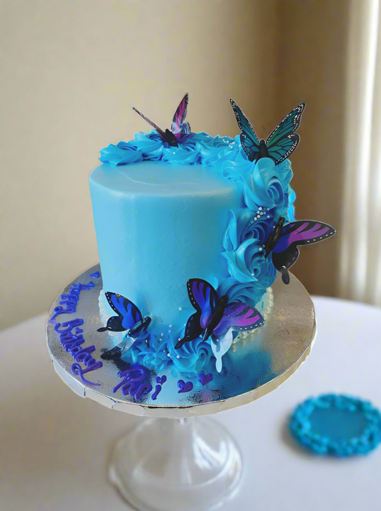 Pari Butterfly Birthday Cake
