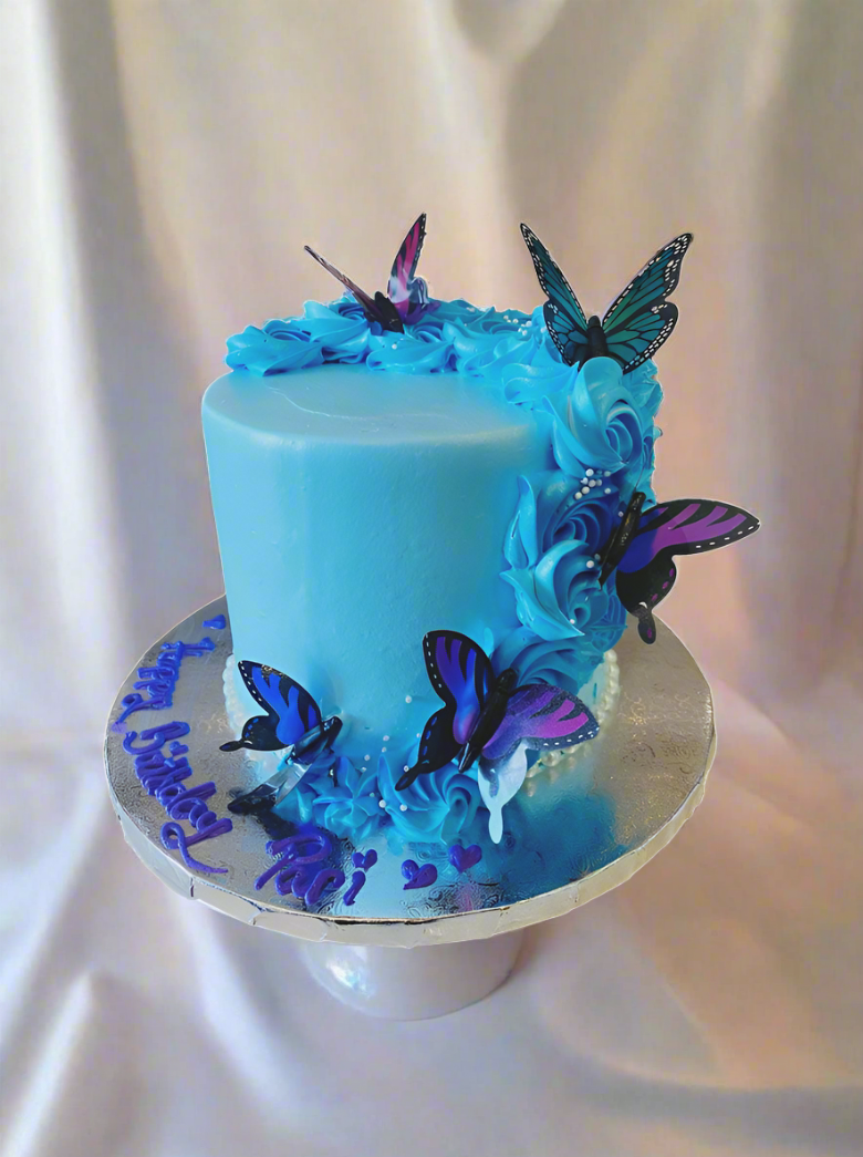 Pari Butterfly Birthday Cake