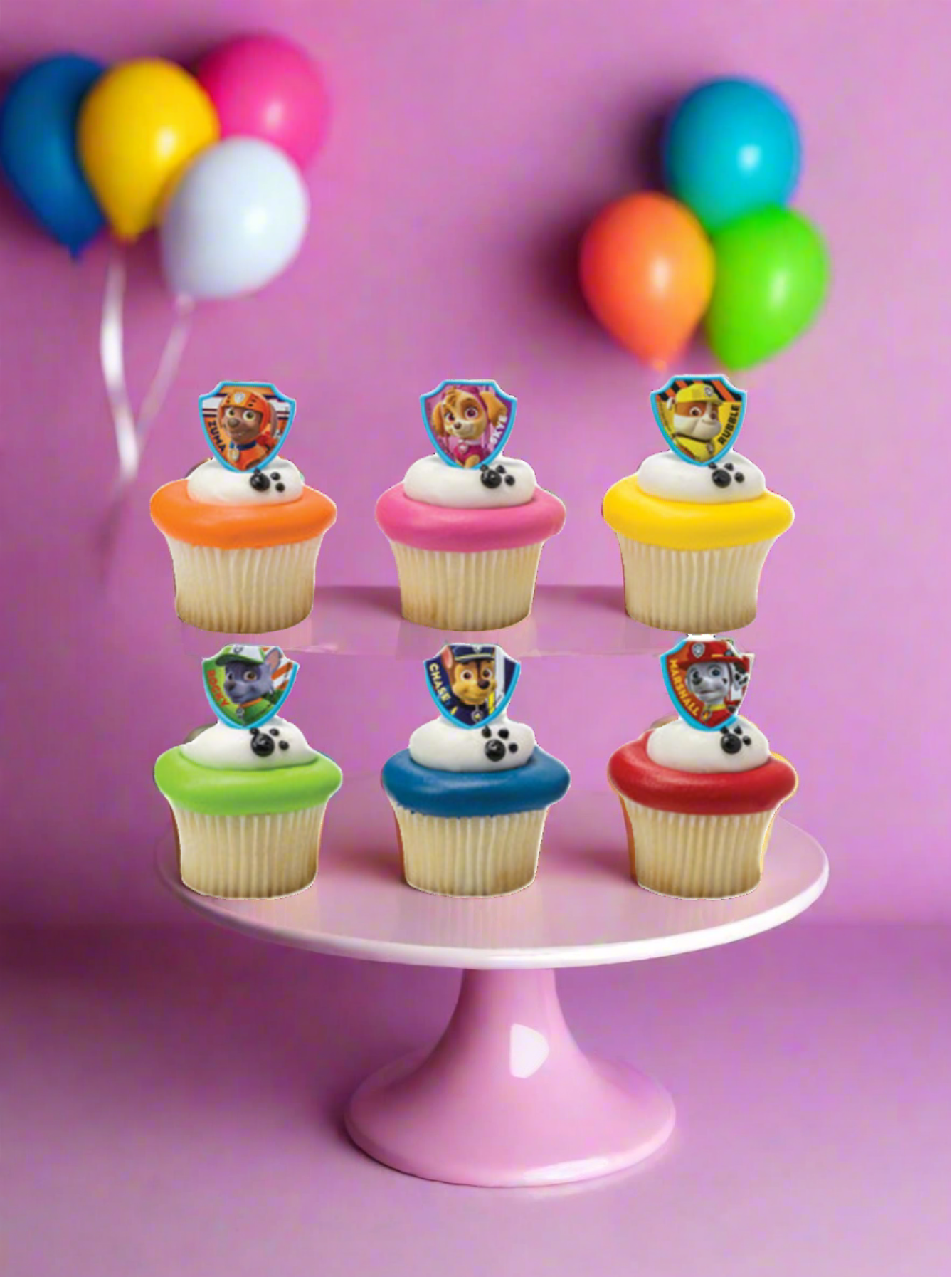PAW Patrol Ruff Ruff Rescue Cupcakes - (Pack of 6)