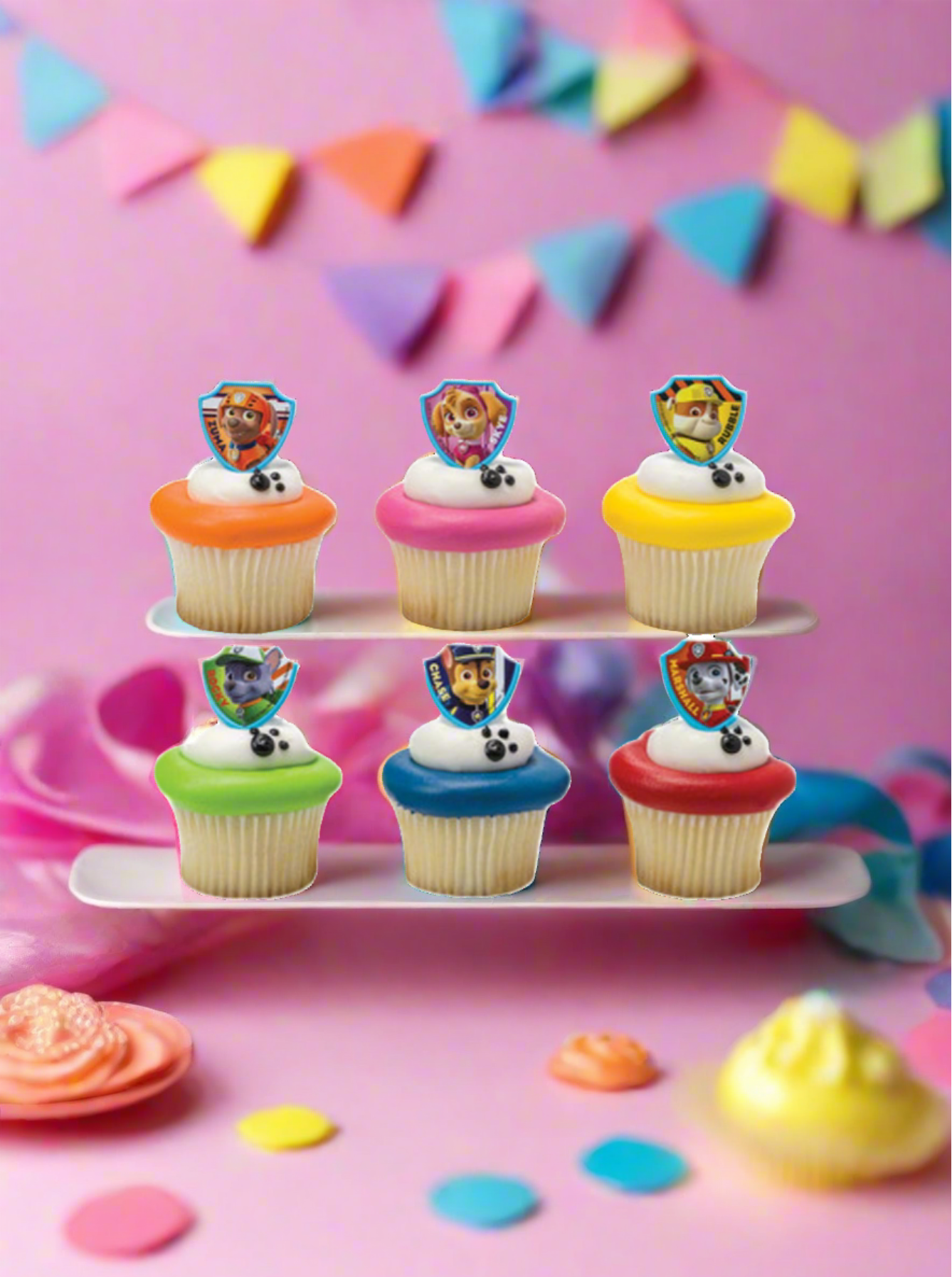 PAW Patrol Ruff Ruff Rescue Cupcakes - (Pack of 6)