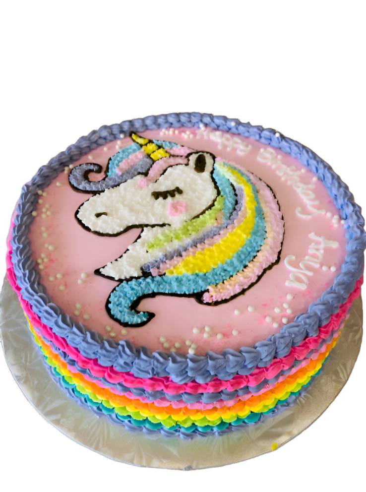 Anya Unicorn Birthday Cake