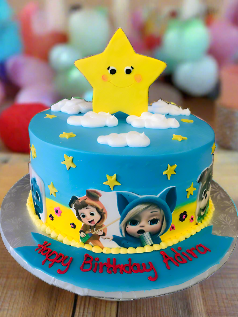 Dave & Ava Birthday Cake