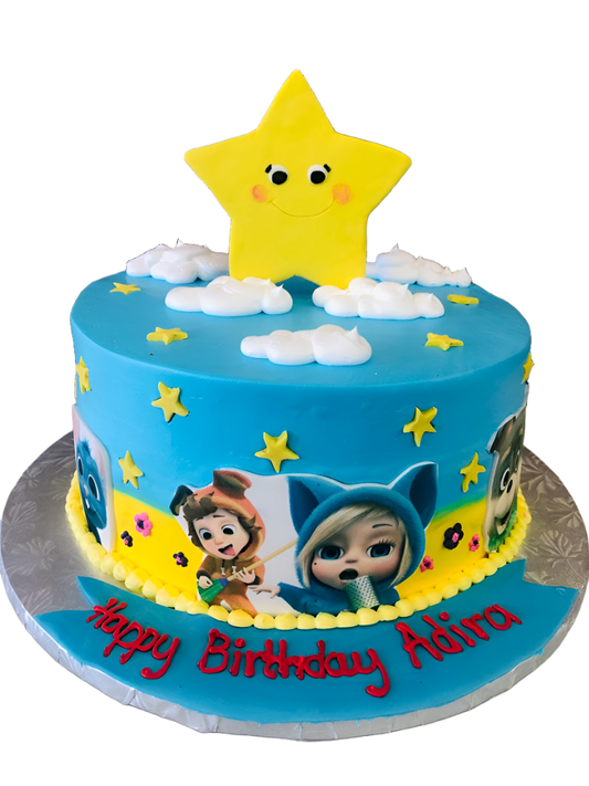Dave & Ava Birthday Cake