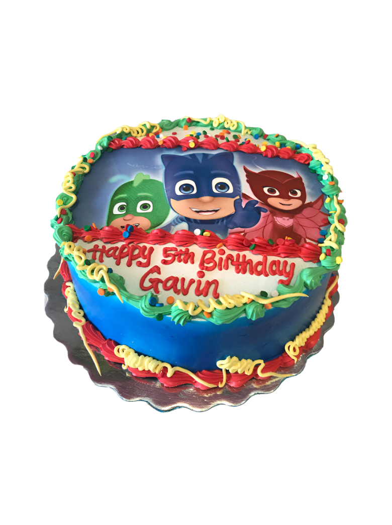 Pj Mask Photo Cake
