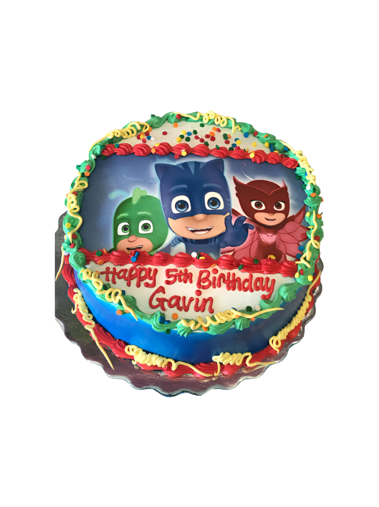 Pj Mask Photo Cake