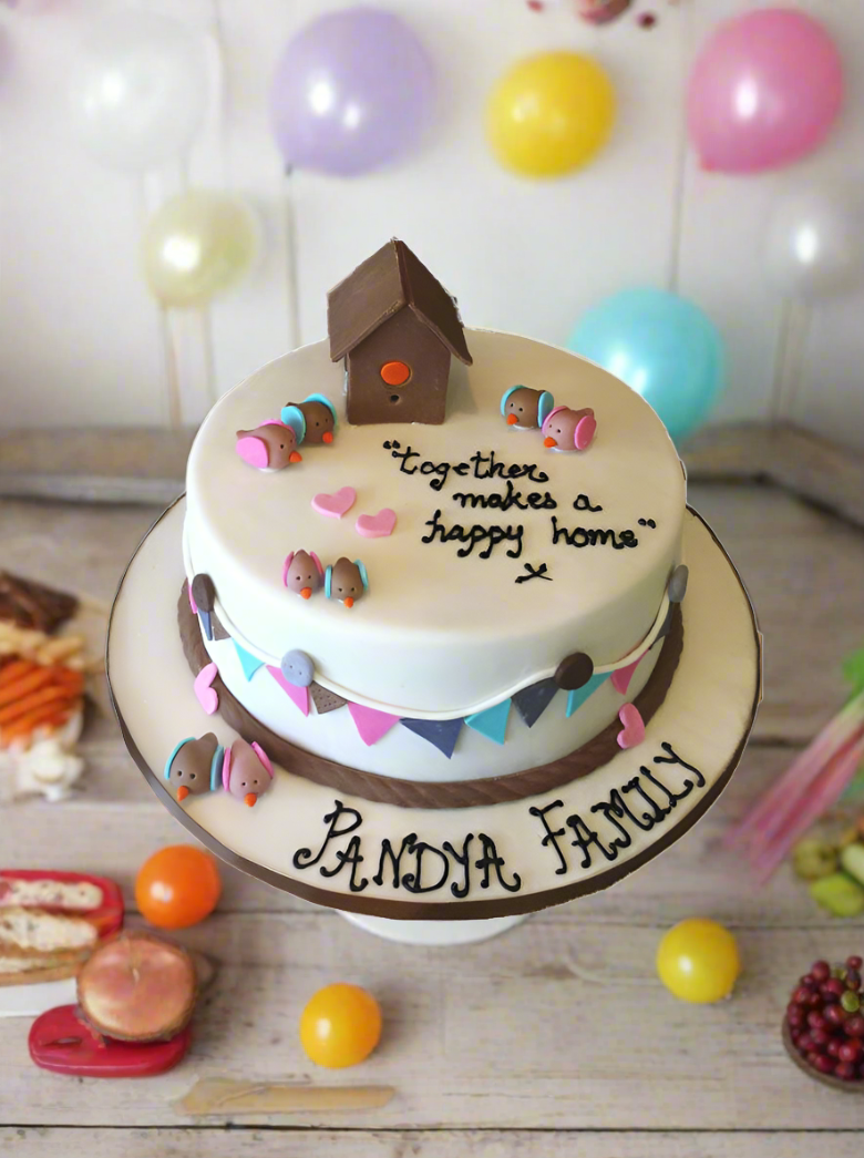 Pandya House Fondant Cake