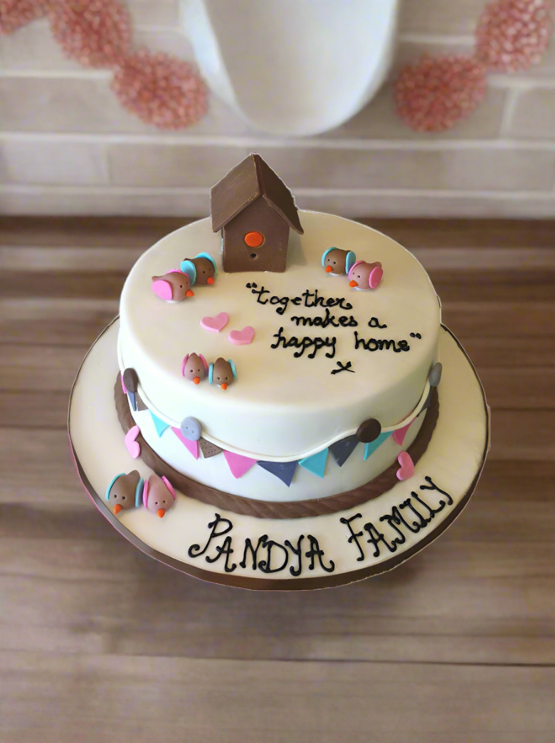 Pandya House Fondant Cake
