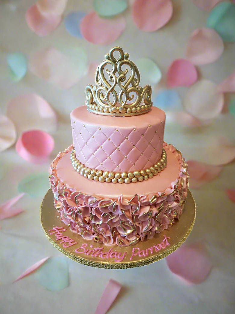 Parneet Fondant Birthday Cake