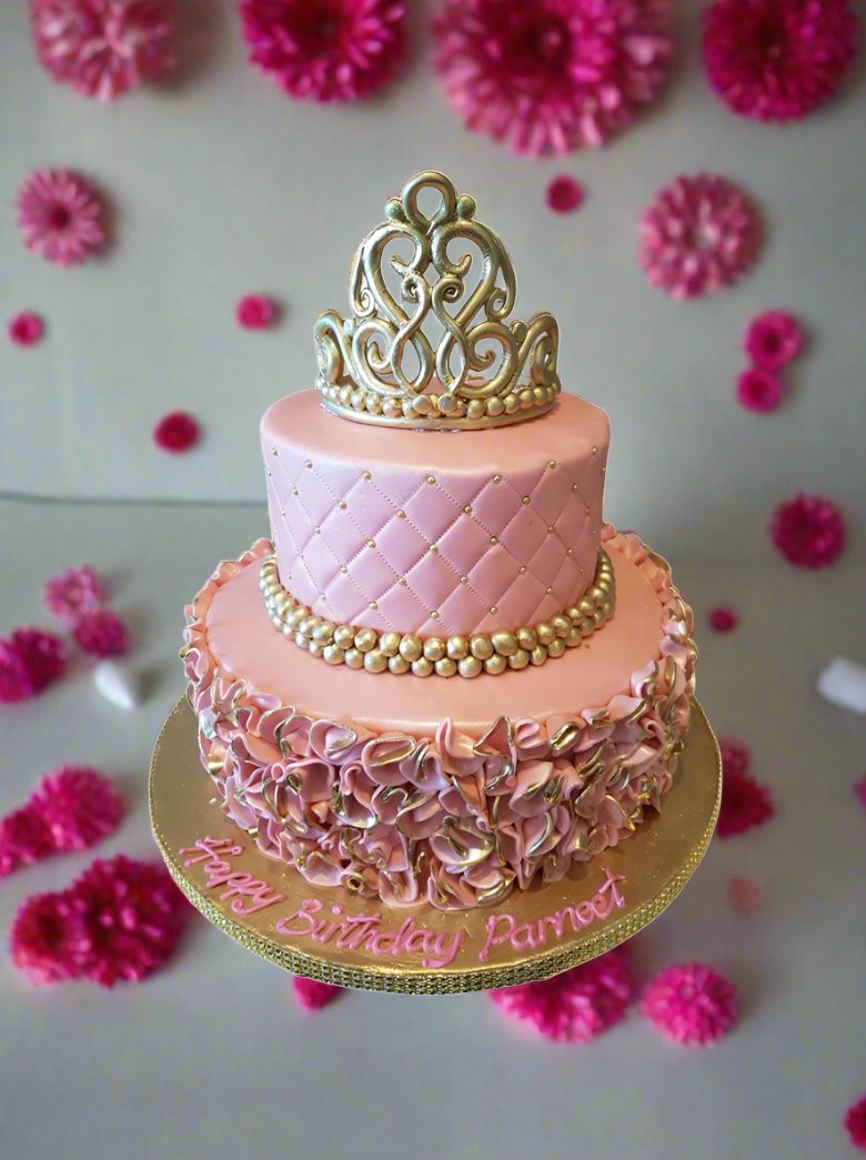 Parneet Fondant Birthday Cake