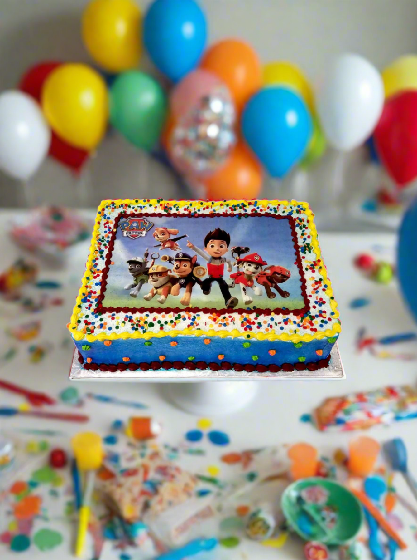 Paw Patrol Photo Cake