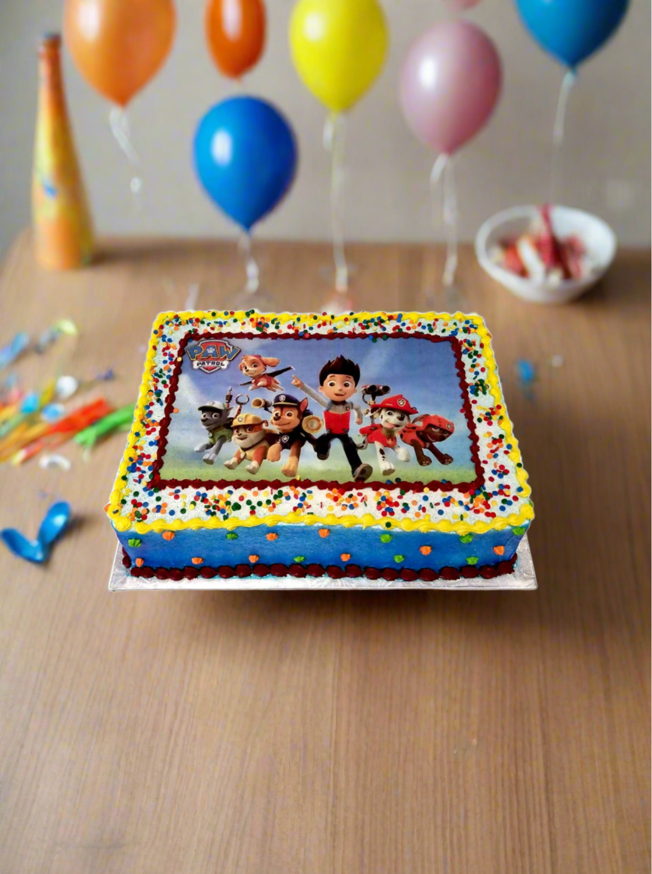 Paw Patrol Photo Cake